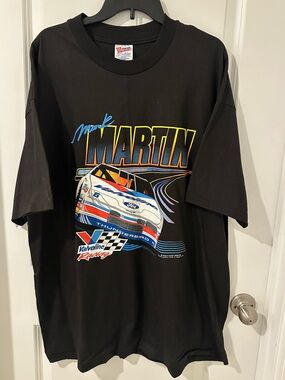Sngle stitch 1993 Mark Matin NASCAR T Shirt